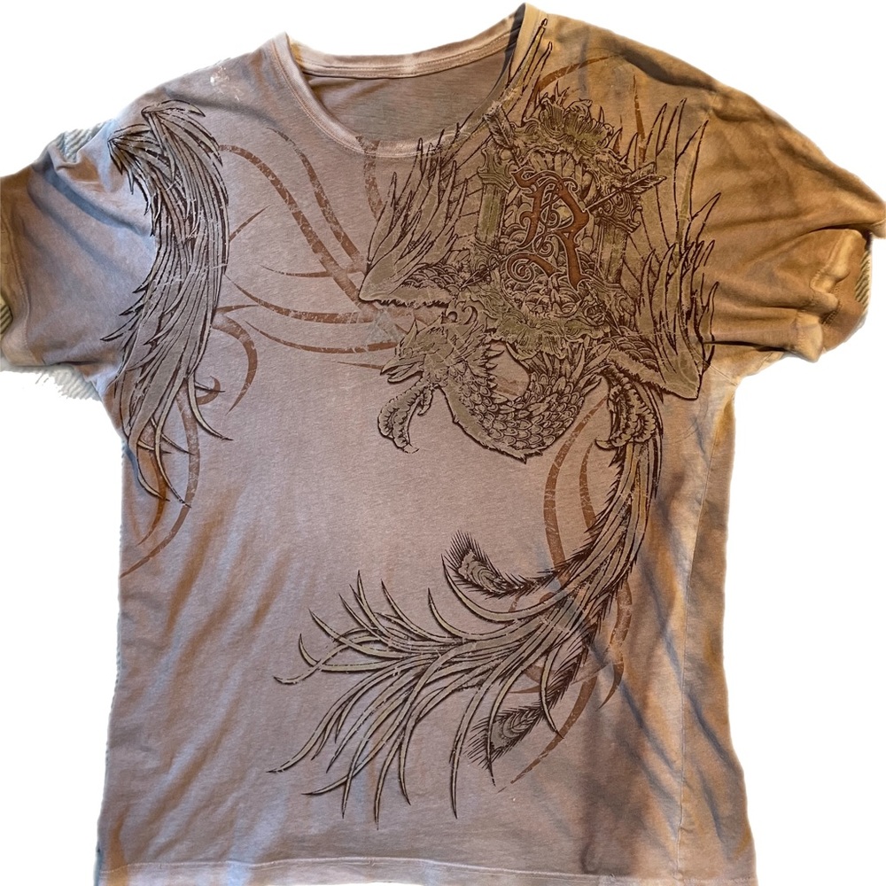 Y2k Affliction type shirt